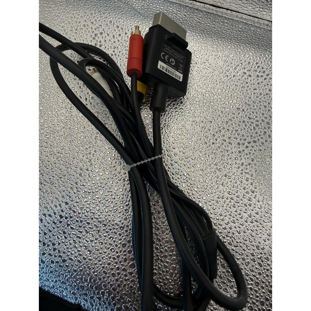 Official OEM Microsoft Xbox 360 AV Composite Audio/Video Cable RCA